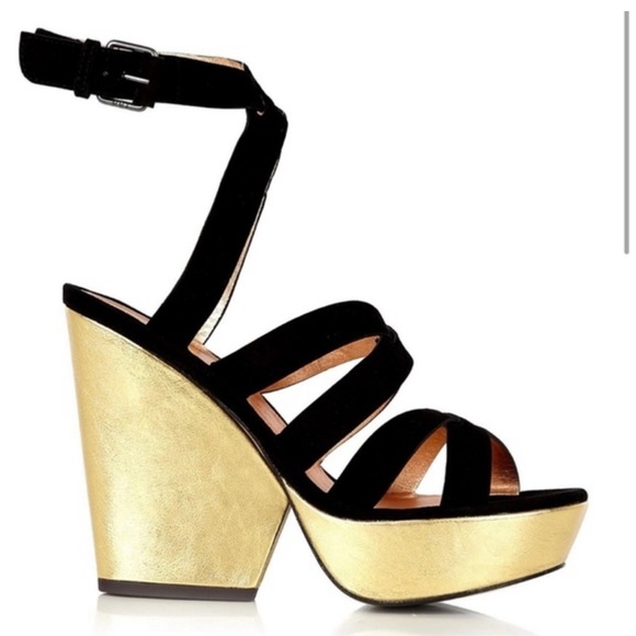 Marc by Marc Jacobs Gold Platform Sandals - Picture 5 of 5
